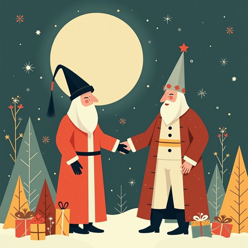 Droge Pakjesavond met Supermaan voor Sinterklaas en Pieten